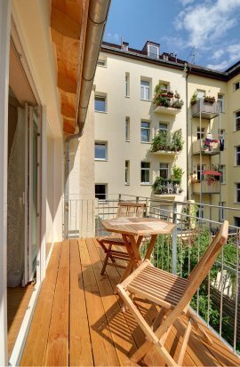 Appartement en duplex avec 2 pièces | München-Neuhausen | 1911ML3 | Sonniger Balkon
