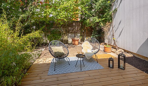 Appartement au rez-de-chaussée avec 2 pièces | München-Laim | 70464 | Terrasse