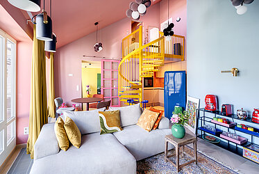 Au-Haidhausen : Unique de design - Appartement exclusif avec terrasse sur le toit près du Gasteig