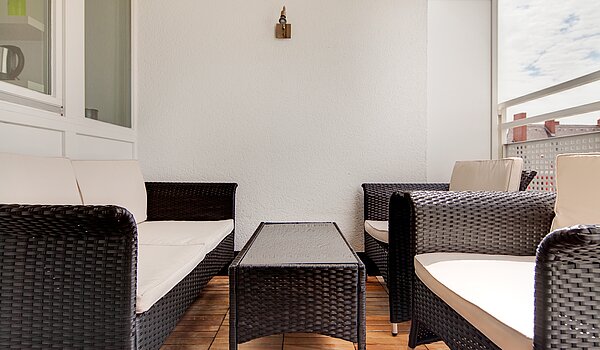 Apartment avec 1 pièce | München-Sendling | 70479 | Balkon