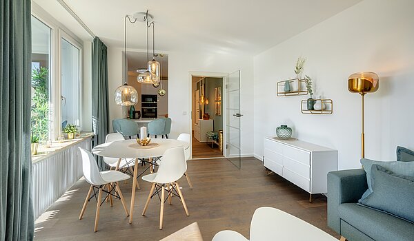 Appartement avec 3 pièces | München-Sendling | 70167 | Angrenzender Essbereich...