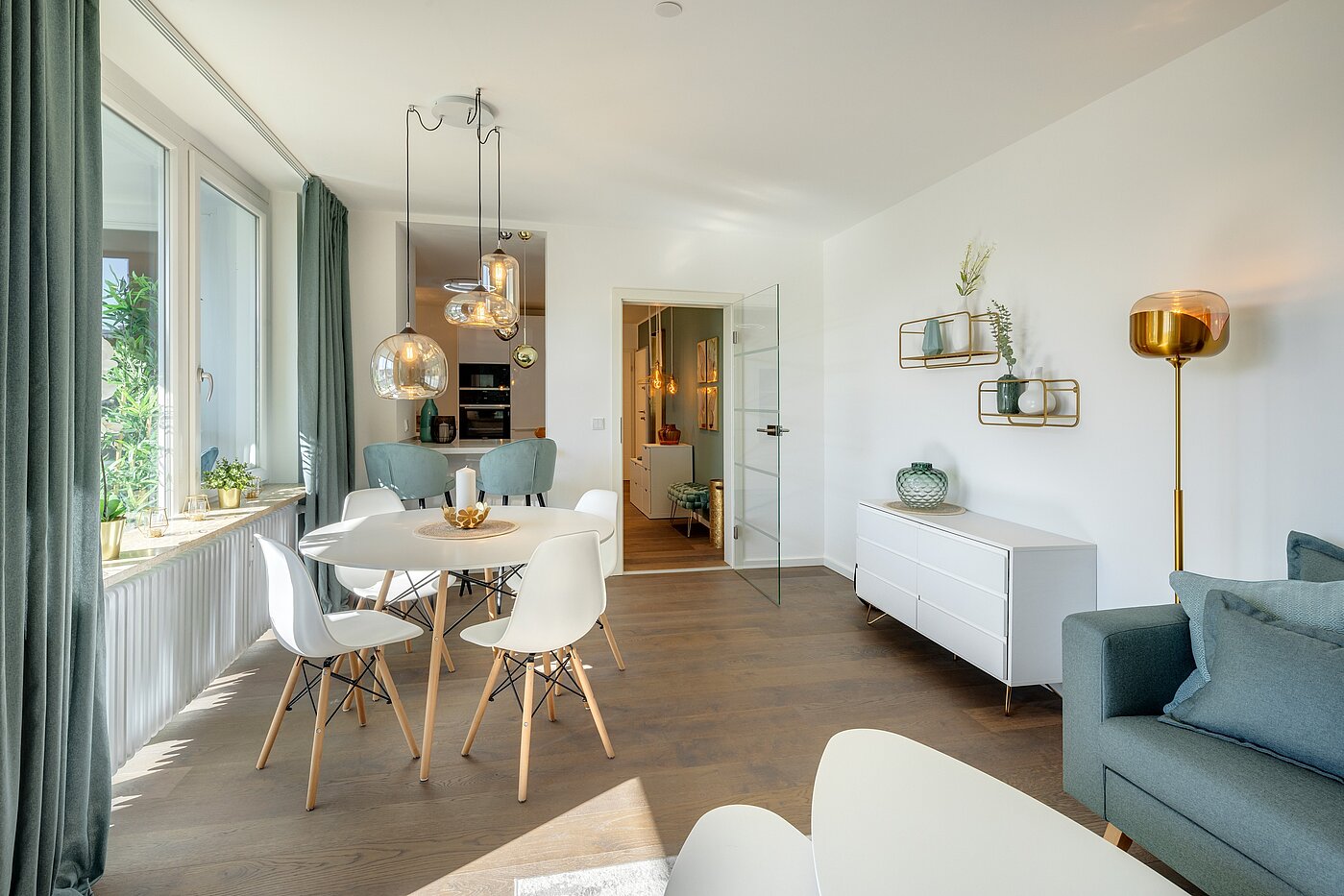 Appartement avec 3 pièces | München-Sendling | 70167 | Angrenzender Essbereich...