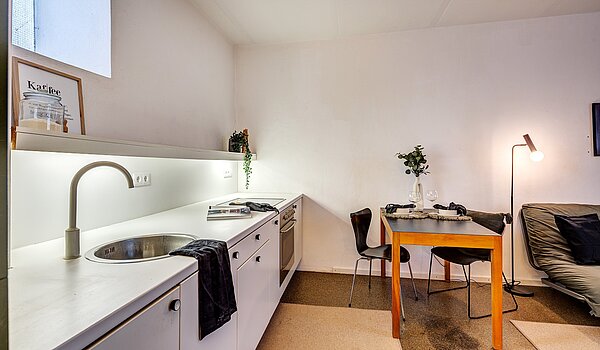 Appartement loft avec 1 pièce | München-Isarvorstadt | 2211ML7 | ...mit angrenzendem Essplatz
