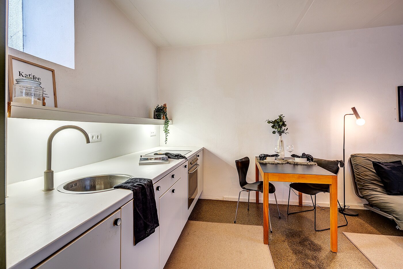Appartement loft avec 1 pièce | München-Isarvorstadt | 2211ML7 | ...mit angrenzendem Essplatz