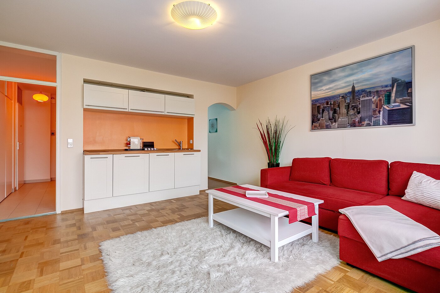 Appartement avec 1.5 pièces | München-Milbertshofen | 701281 | Wohn-/ Kochbereich