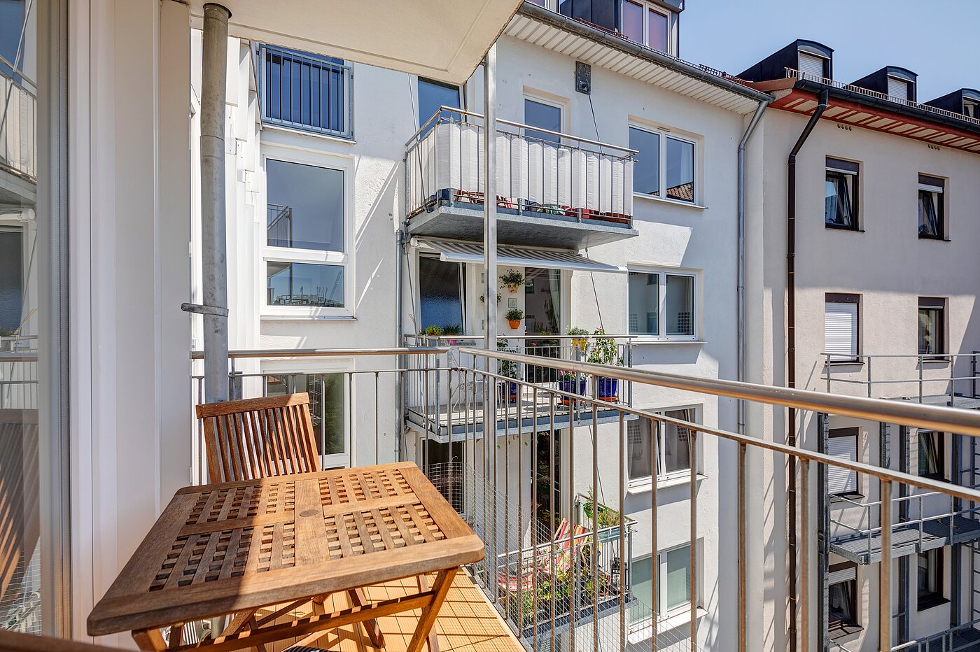 Appartement en duplex avec 2.5 pièces | München-Ludwigsvorstadt | 2111ML5 | ...und Zugang zum Balkon...