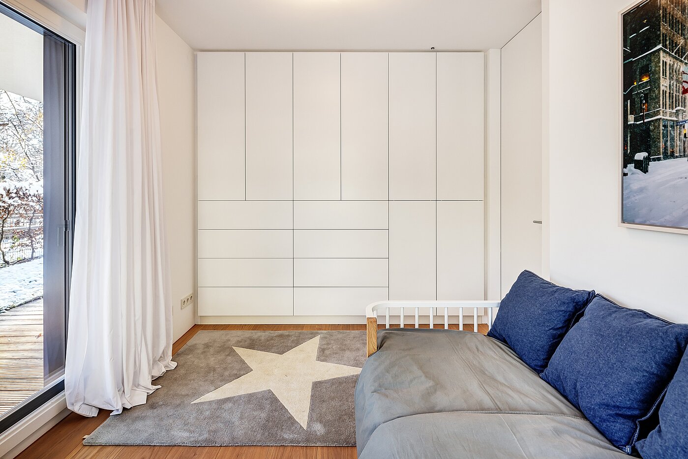 Appartement au rez-de-chaussée avec 3 pièces | 70309 | Zweites Schlafzimmer
