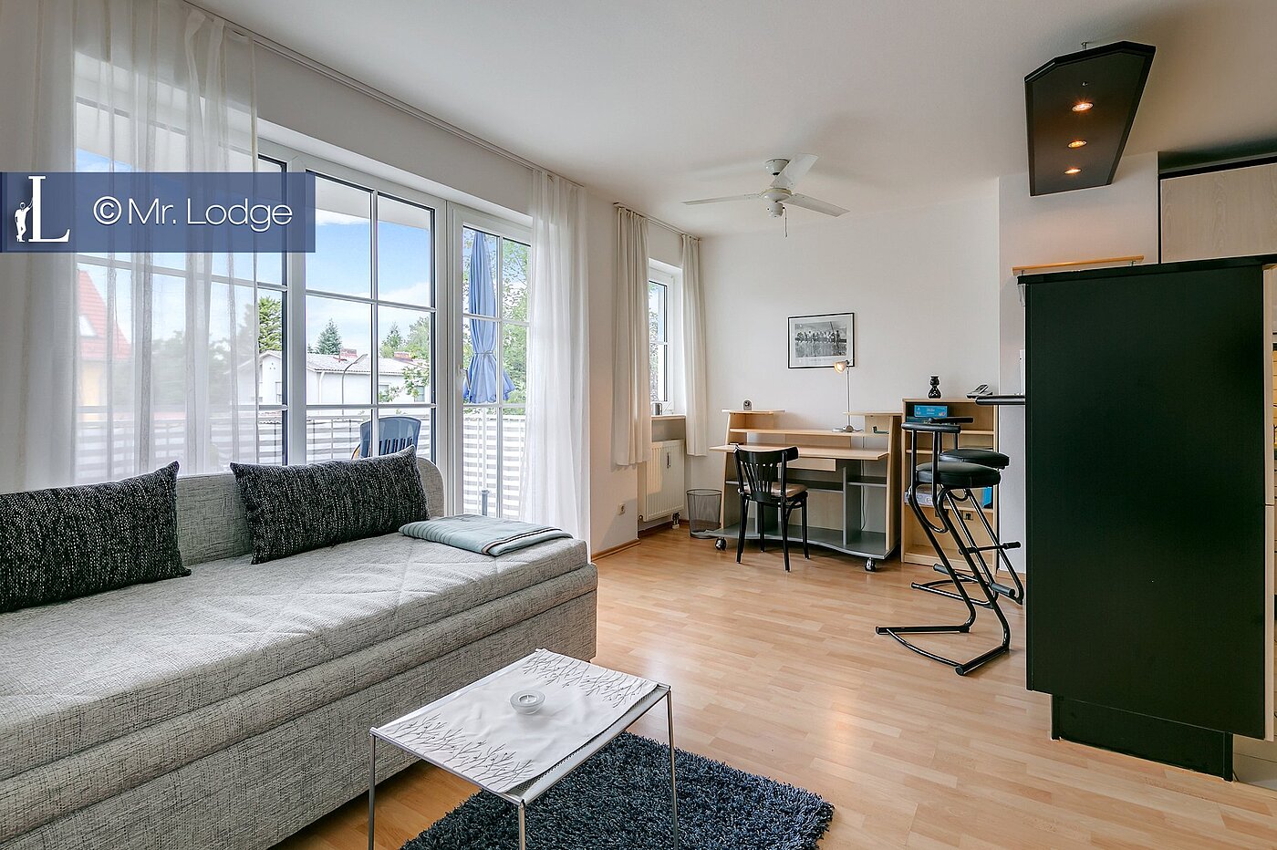Appartement avec 1 pièce | München-Untermenzing | 1802ML1 | Blick zur Arbeitsecke