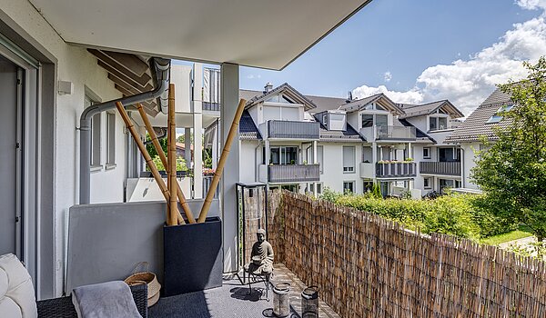 Appartement avec 3 pièces | 70483 | Überdachter Balkon...