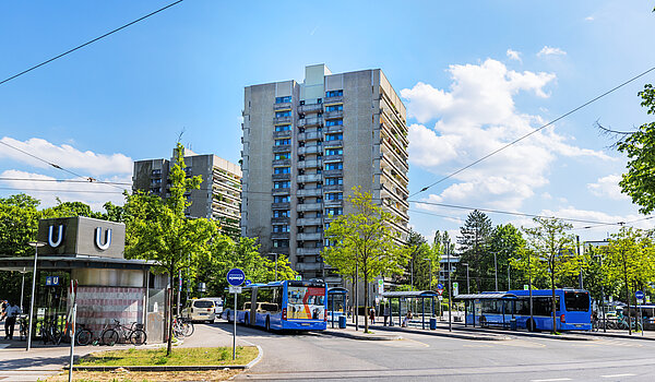 Appartement avec 2 pièces | München-Schwabing | 70445 | Außenansicht