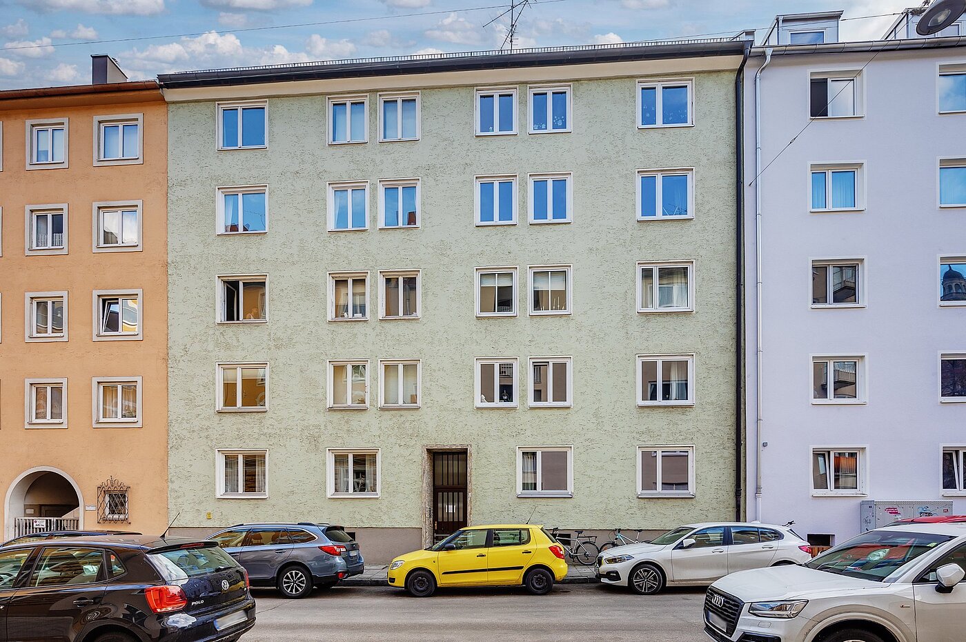 Rez-de-chaussée surélevé avec 2 pièces | München-Lehel | 2012ML1 | Fassadenansicht