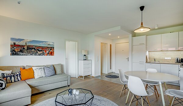 Apartment avec 1 pièce | München-Schwabing | 70198 | Charmantes Apartment