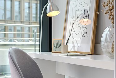 Bogenhausen : appartement chic avec jardin d'hiver - libre