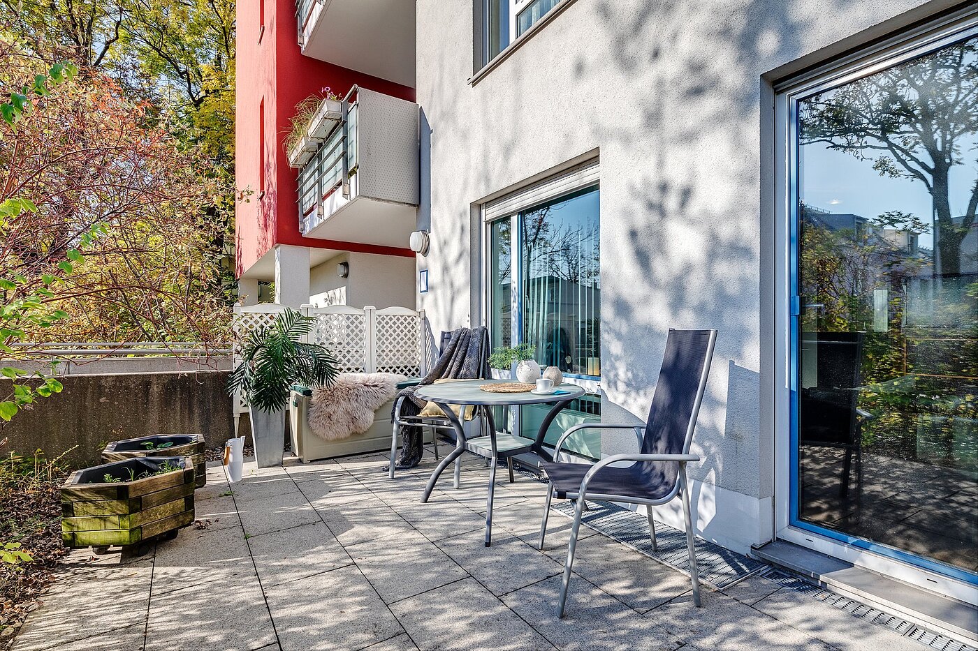 Appartement avec 1 pièce | München-Trudering | 1810ML3 | Einladende, sonnige Terrasse