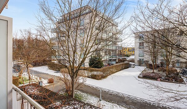 Appartement avec 2 pièces | München-Bogenhausen | 70396 | Blick vom Balkon...