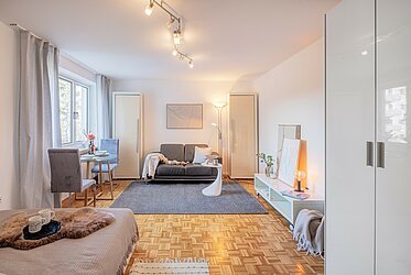 Schwabing : appartement d'une pièce - vivre au calme et au centre - libre