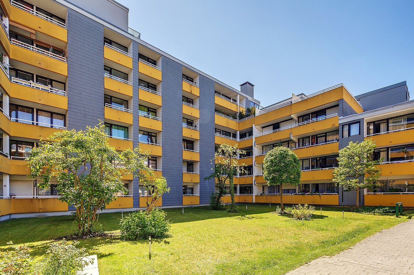 Appartement au rez-de-chaussée avec 2 pièces | München-Sendling-Westpark | 2003ML11 | Gartenseite