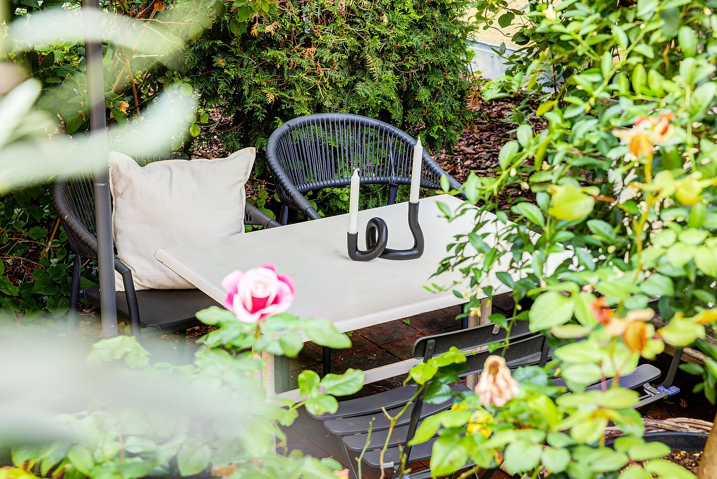 Appartement au rez-de-chaussée avec 1 pièce | München-Haidhausen | 70228 | ...Rosen - Entspannung pur!