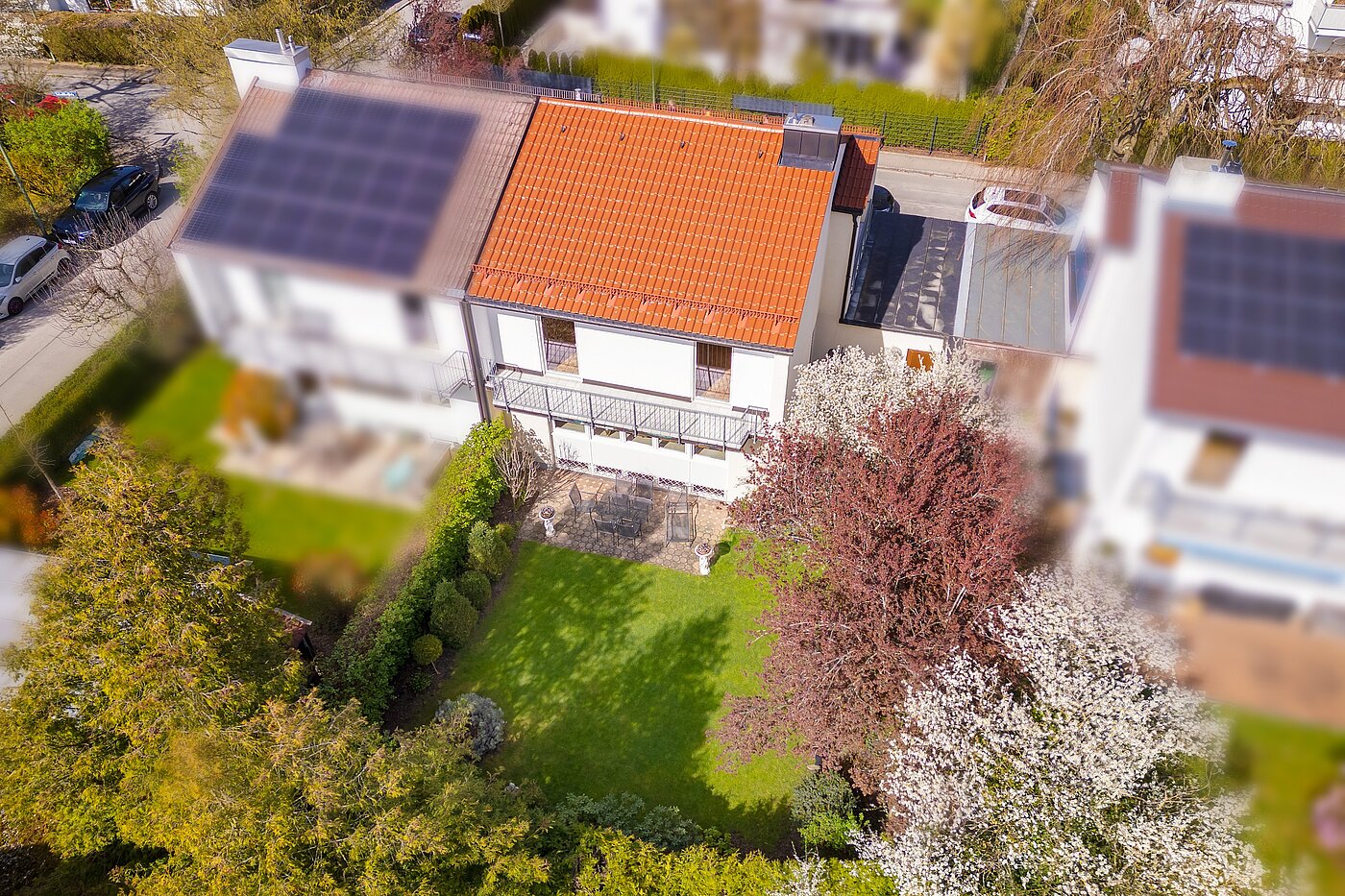 Maison jumelée avec 4 pièces | München-Solln | 70120 | Vogelperspektive