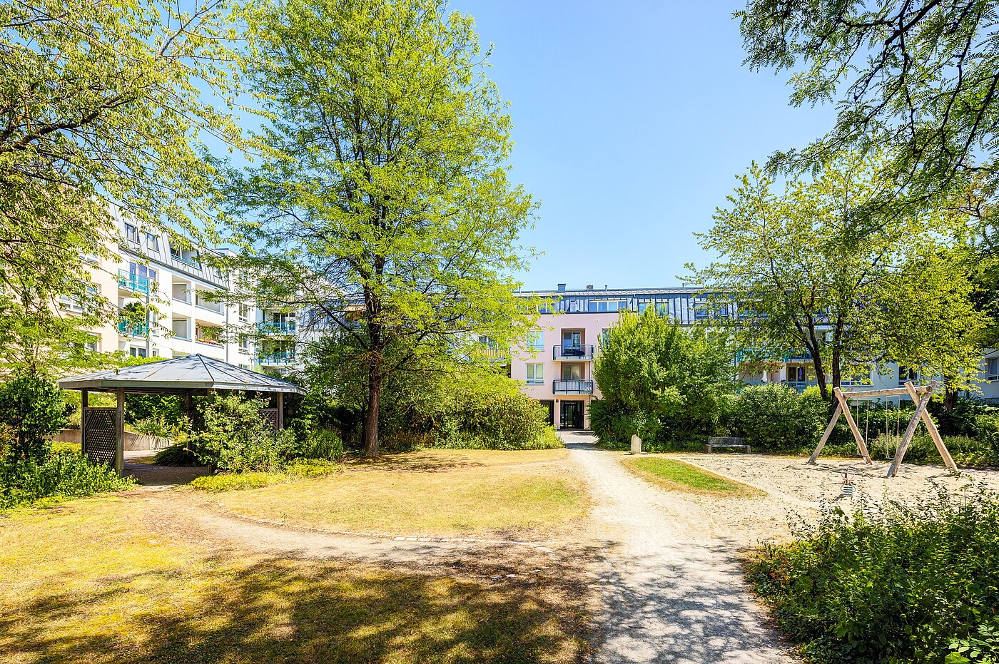 Appartement avec 3 pièces | München-Oberföhring | 70246 | Begrünter Innenhof
