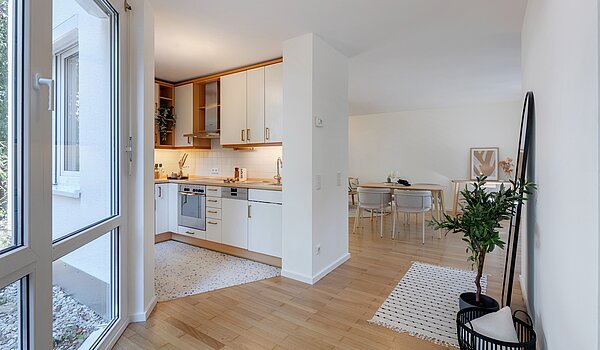 Appartement au rez-de-chaussée avec 2 pièces | München-Laim | 70464 | ...zum Wohnbereich...