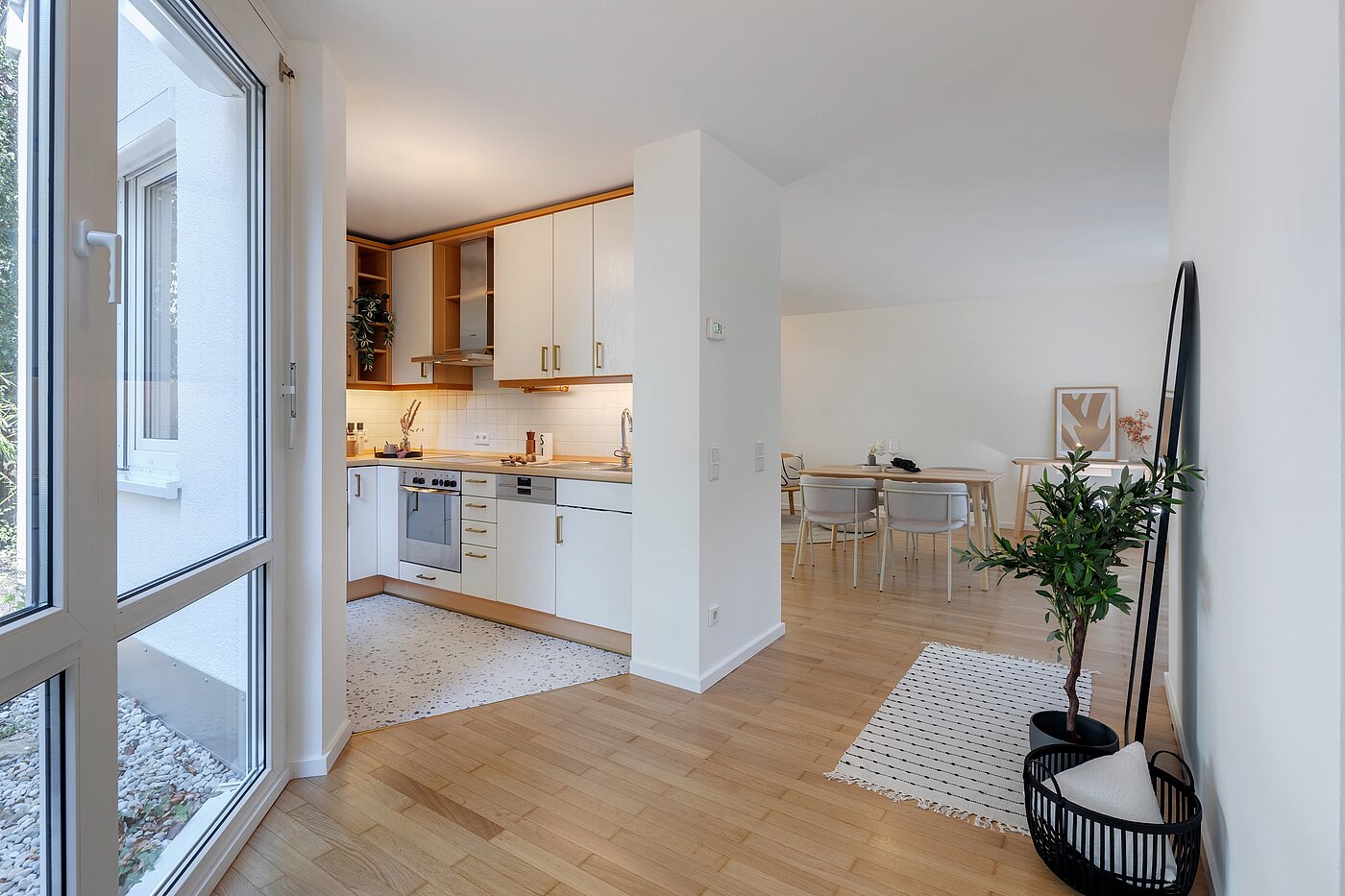Appartement au rez-de-chaussée avec 2 pièces | München-Laim | 70464 | ...zum Wohnbereich...