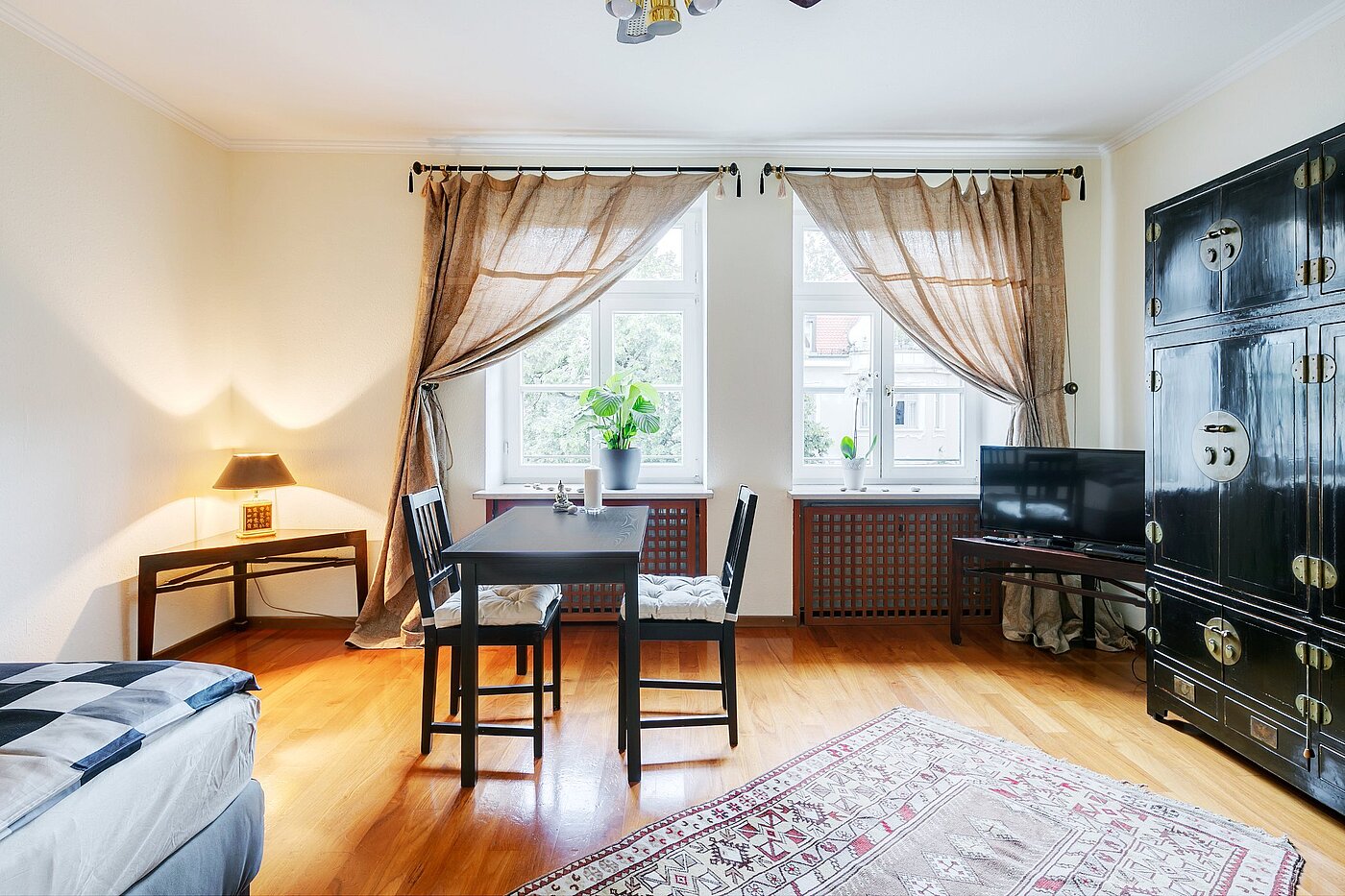 Appartement avec 1 pièce | München-Ludwigsvorstadt | 2108ML5 | Wohn-/Schlafbereich mit...
