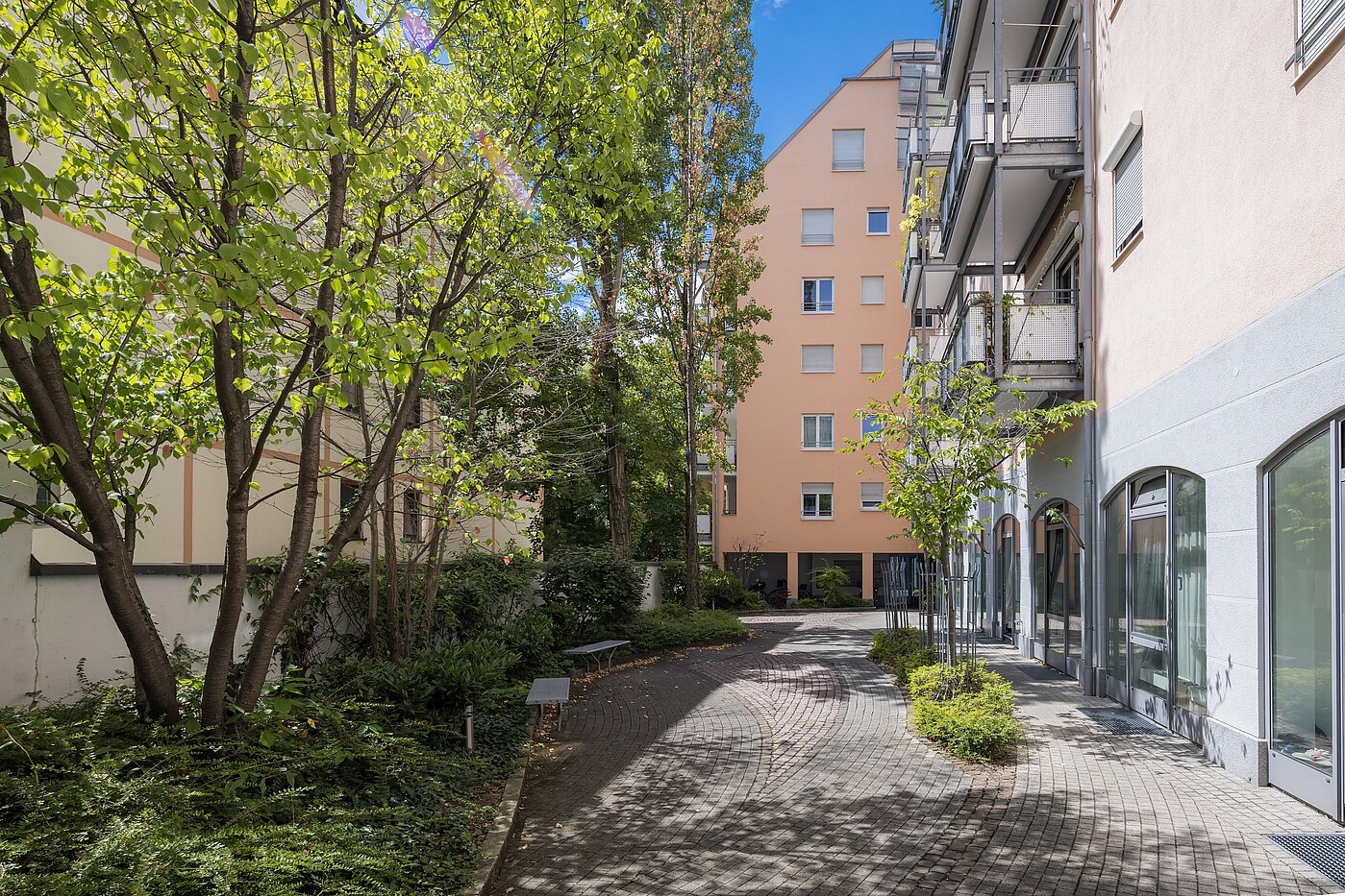 Appartement avec 1 pièce | München-Maxvorstadt | 2206ML5 | Sehr ruhiger, begrünter Innenhof