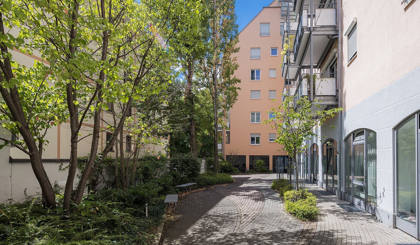 Appartement avec 1 pièce | München-Maxvorstadt | 2206ML5 | Sehr ruhiger, begrünter Innenhof