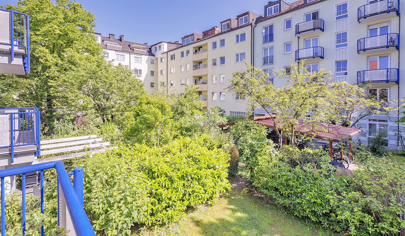 Appartement avec 2 pièces | München-Laim | 70226 | Ausblick ins Grüne