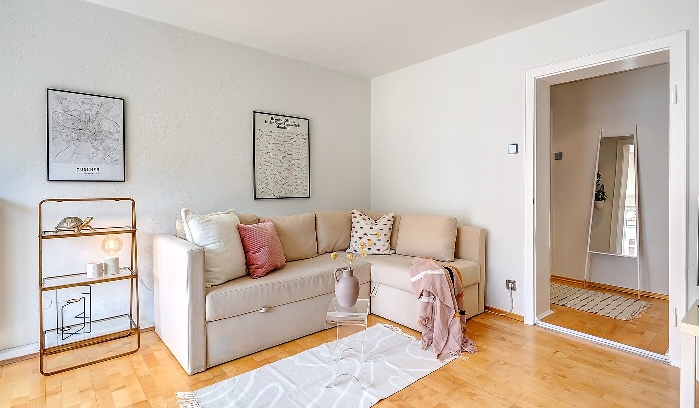 Appartement avec 1.5 pièces | München-Schwabing | 70014 | Wohnen und...