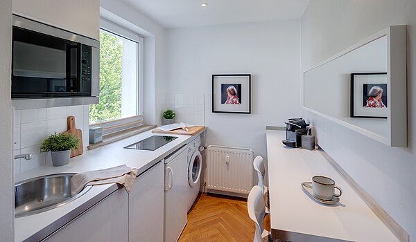 Appartement avec 2 pièces | München-Thalkirchen | 2204ML5 | Küche mit Esstheke...