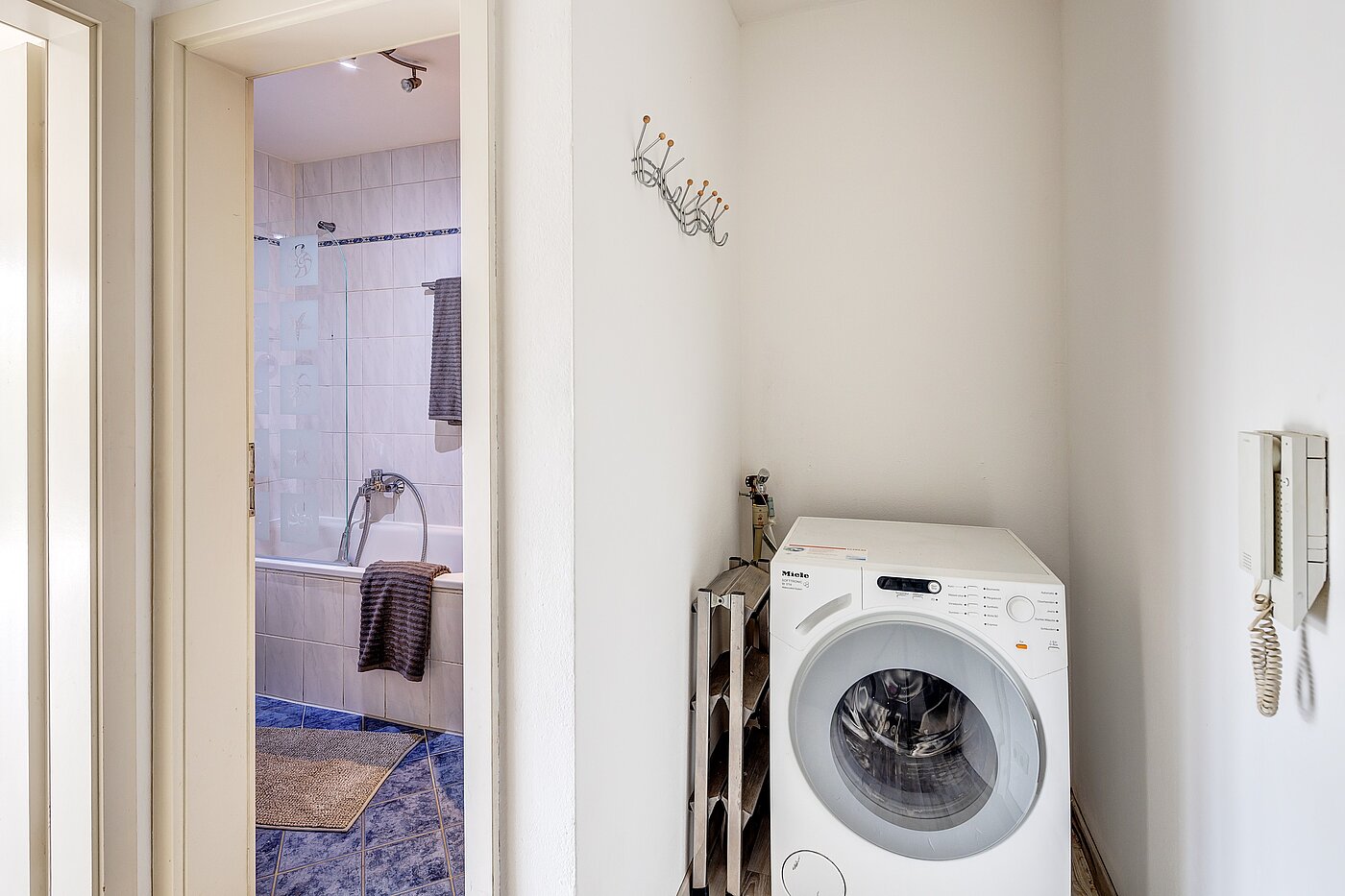 Appartement au rez-de-chaussée avec 1.5 pièces | München-Aubing | 70000 | Nische für Waschmaschine