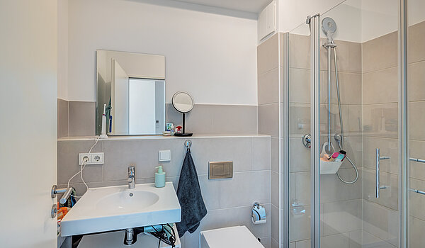 Appartement avec 1 pièce | München-Ramersdorf | 70428 | Badezimmer