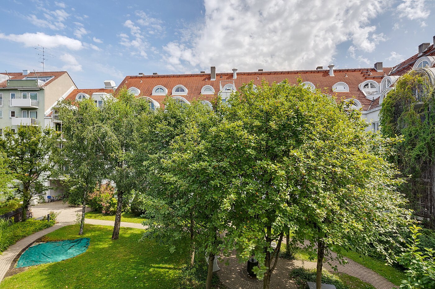 Appartement avec 1.5 pièces | München-Lehel | 2107ML9 | Gemeinschaftsgarten