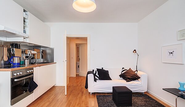 Appartement avec 2 pièces | München-Maxvorstadt | 70398 | Wohn- und Essbereich