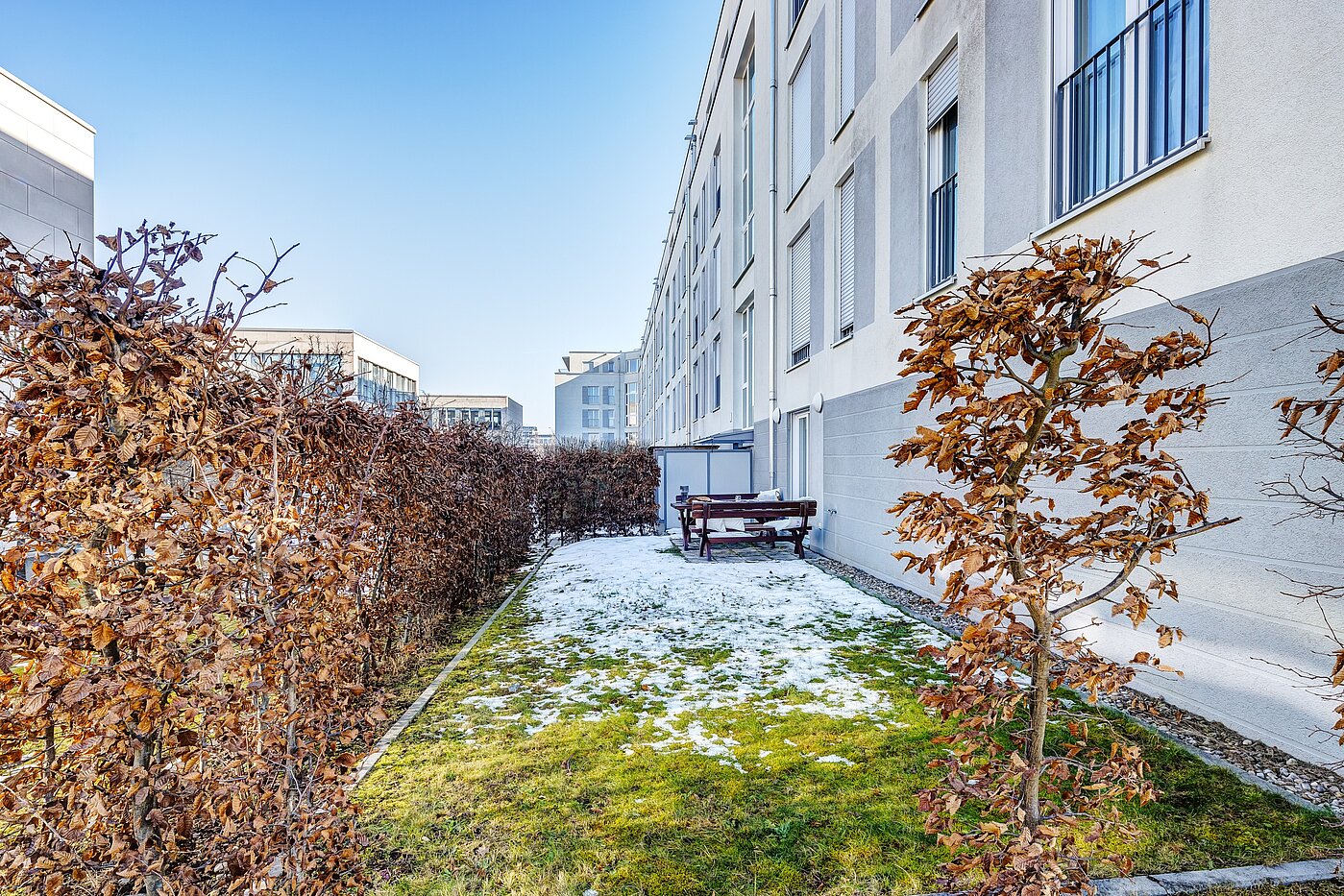Appartement au rez-de-chaussée avec 2 pièces | München-Riem | 2201ML1 | ...ruhiger Garten