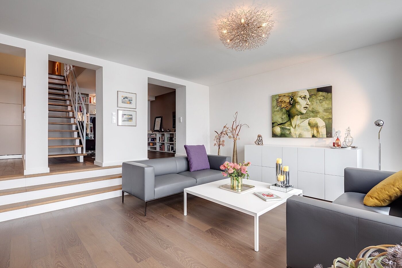 Appartement avec 5 pièces | München-Maxvorstadt | 1807ML1 | Blick in den