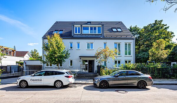 Appartement en duplex avec 4 pièces | München-Obermenzing | 701553 | Ansicht von der Straße aus