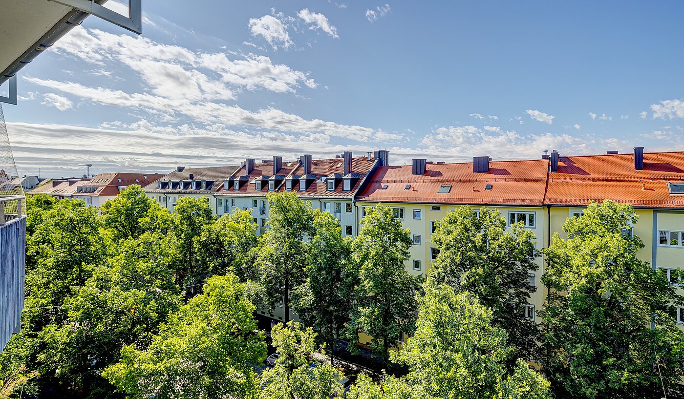 Apartment avec 1 pièce | München-Schwabing | 70198 | Ausblick und...