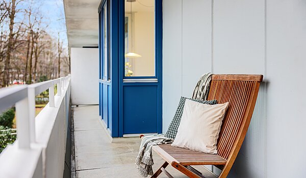 Appartement avec 3.5 pièces | München-Bogenhausen | 70305 | Schattiger Nordbalkon