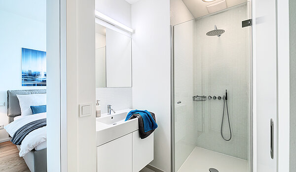 Apartment avec 1.5 pièces | München-Neuhausen | 703131 | Modernes Duschbad...