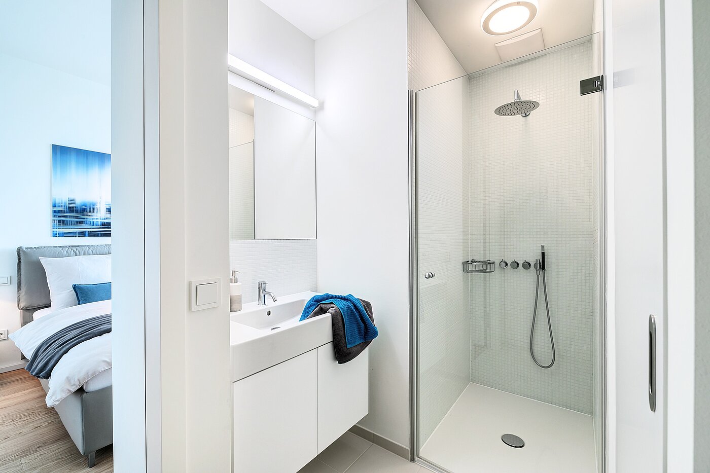 Apartment avec 1.5 pièces | München-Neuhausen | 703131 | Modernes Duschbad...