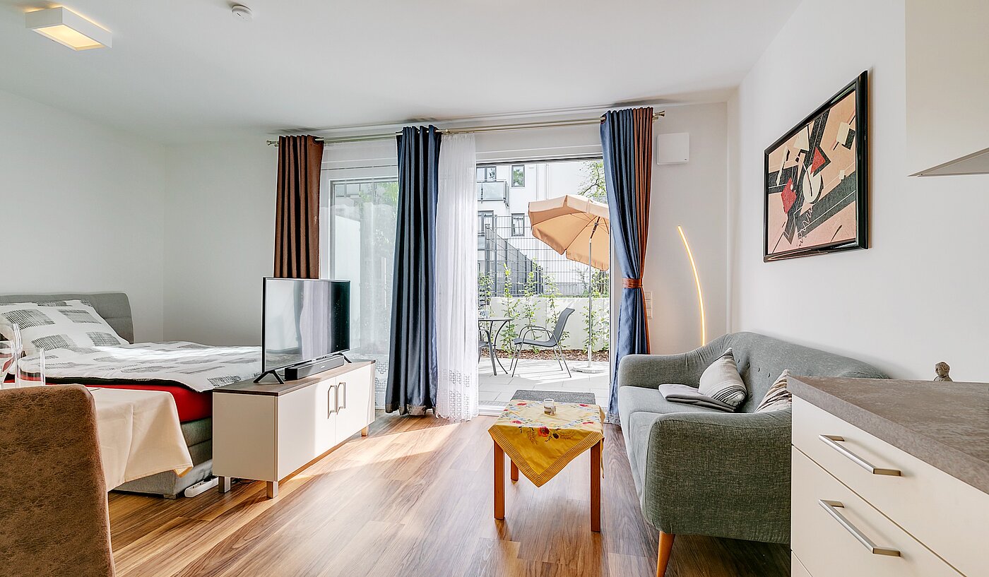 Appartement au rez-de-chaussée avec 1 pièce | München-Milbertshofen | 2202ML8