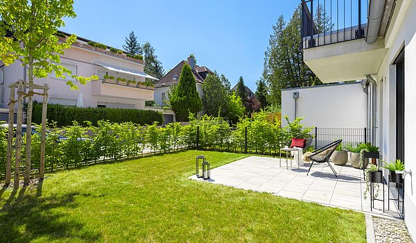 Terrassenwohnung avec 2 pièces | München-Harlaching | 70372 | ...mit eigenem Garten