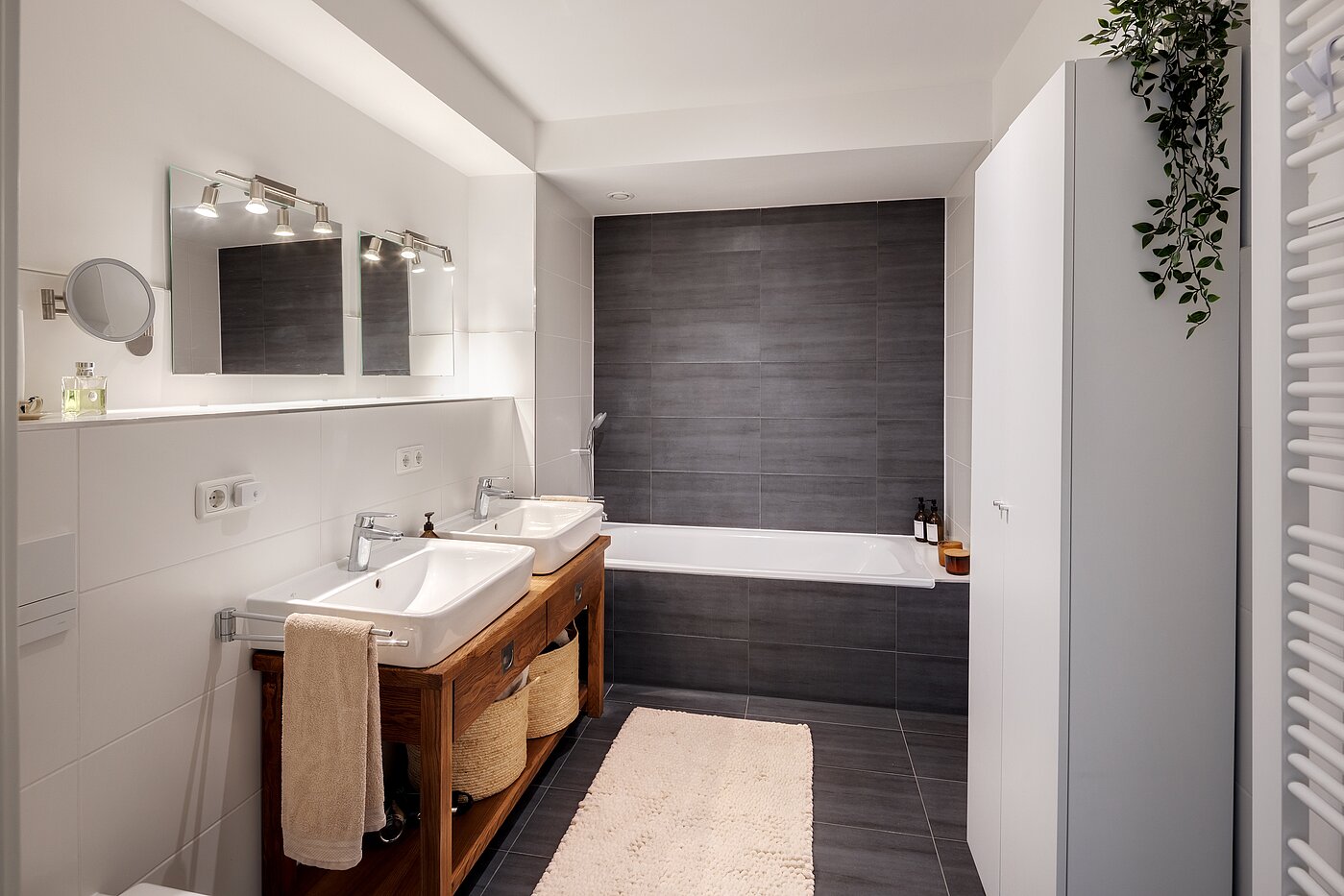 Appartement avec 3 pièces | München-Ludwigsvorstadt | 70488 | Masterbad mit Wanne