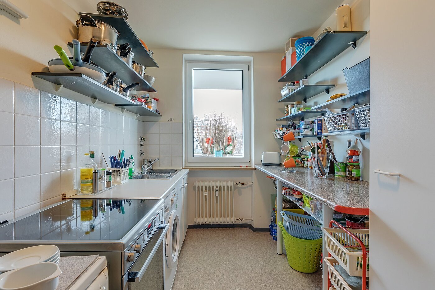 Appartement avec 3 pièces | München-Schwabing | 1912ML4 | Küche mit Fenster