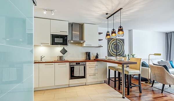 Appartement avec 2 pièces | München-Schwabing | 70434 | Offene Küche mit...