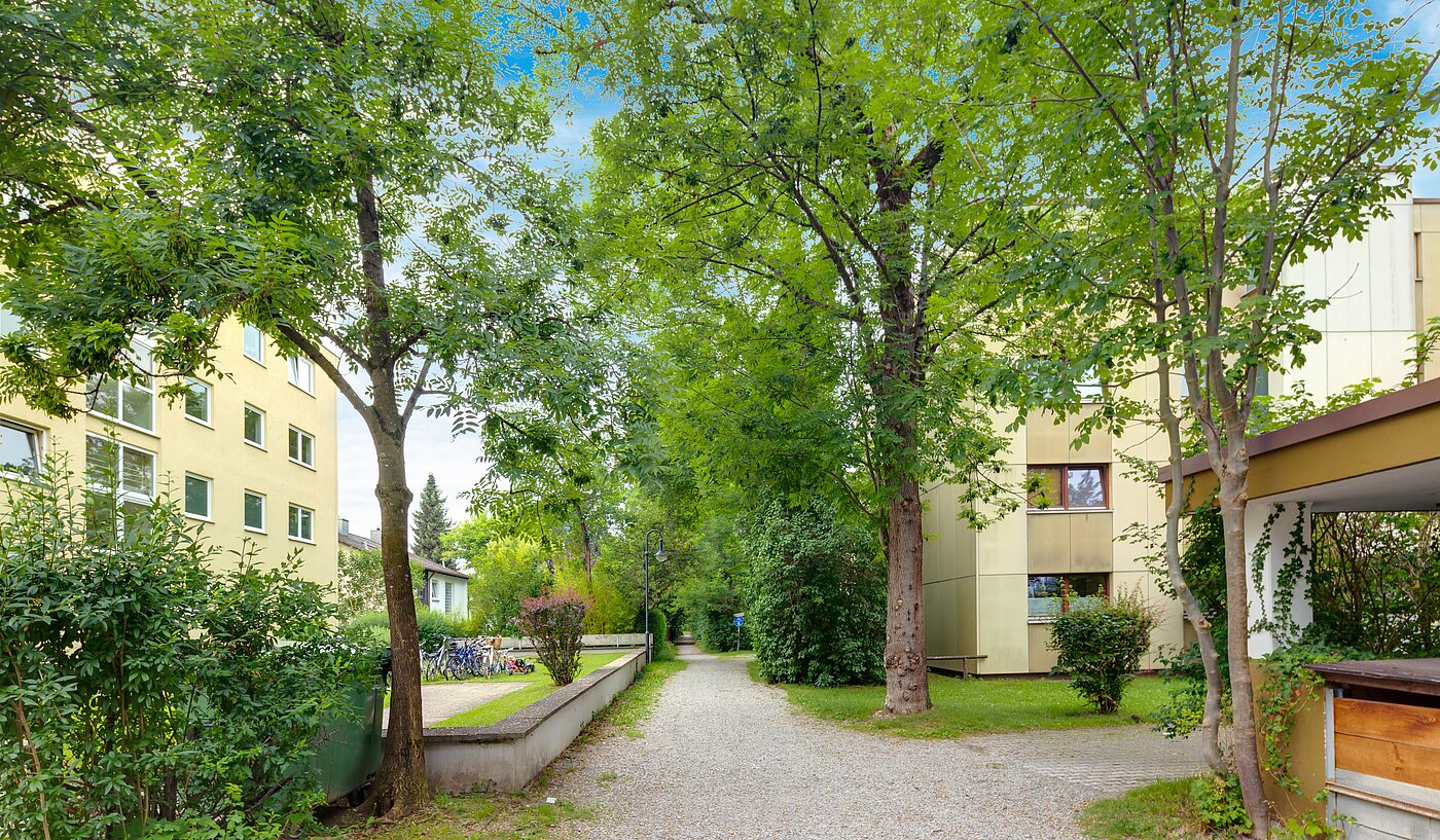 Appartement avec 1 pièce | Ottobrunn | 2301ML1 | Grüne Außenanlage