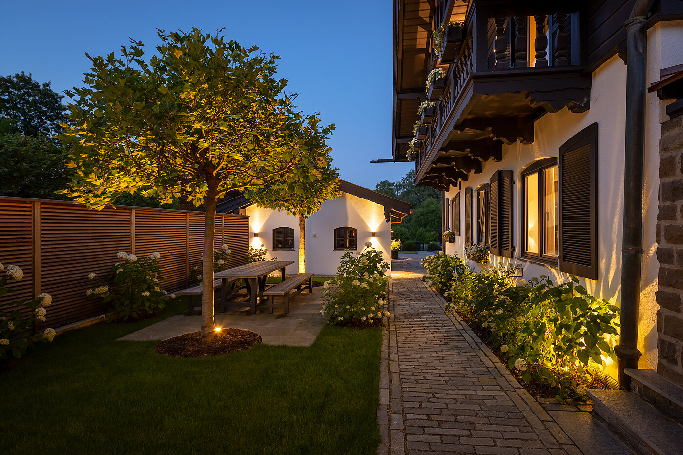 Propriété particulière avec 15 pièces | Bad Wiessee | 701592 | Chalet II Innenhof